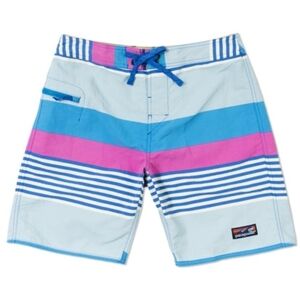 Patagonia 19" Stripe Wavefarer Boardshorts/Swim Trunks